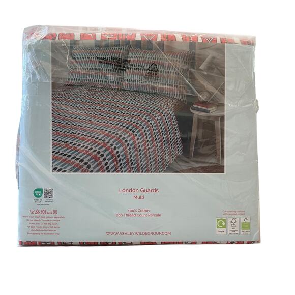 Cath Kidston London Guards Soldiers Christmas Nutcracker QUEEN Sheet Set 4 pc - Picture 16 of 16